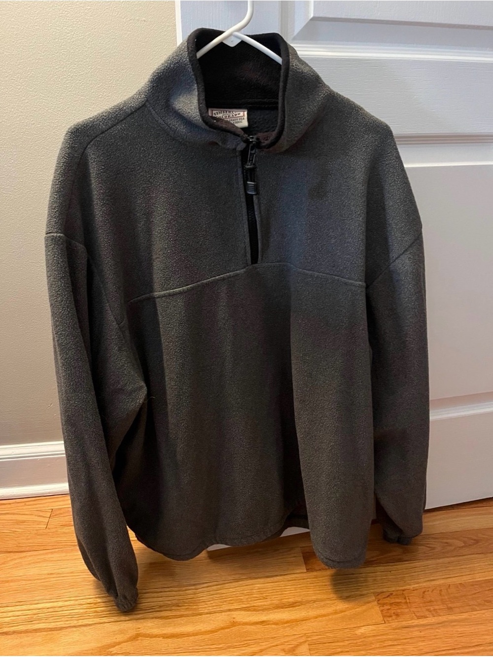 Colorado Timberline Sweatshirt Size  XL Pullover Gray 1/4 Zip Vintage